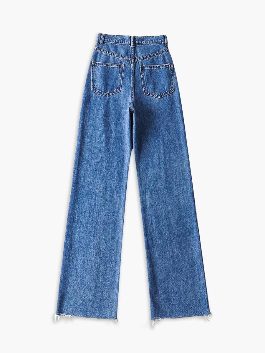 Denim Straight Leg Jeans - Image 14