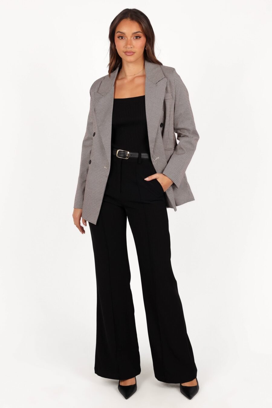 Blazer - Brown/Cream - Image 2