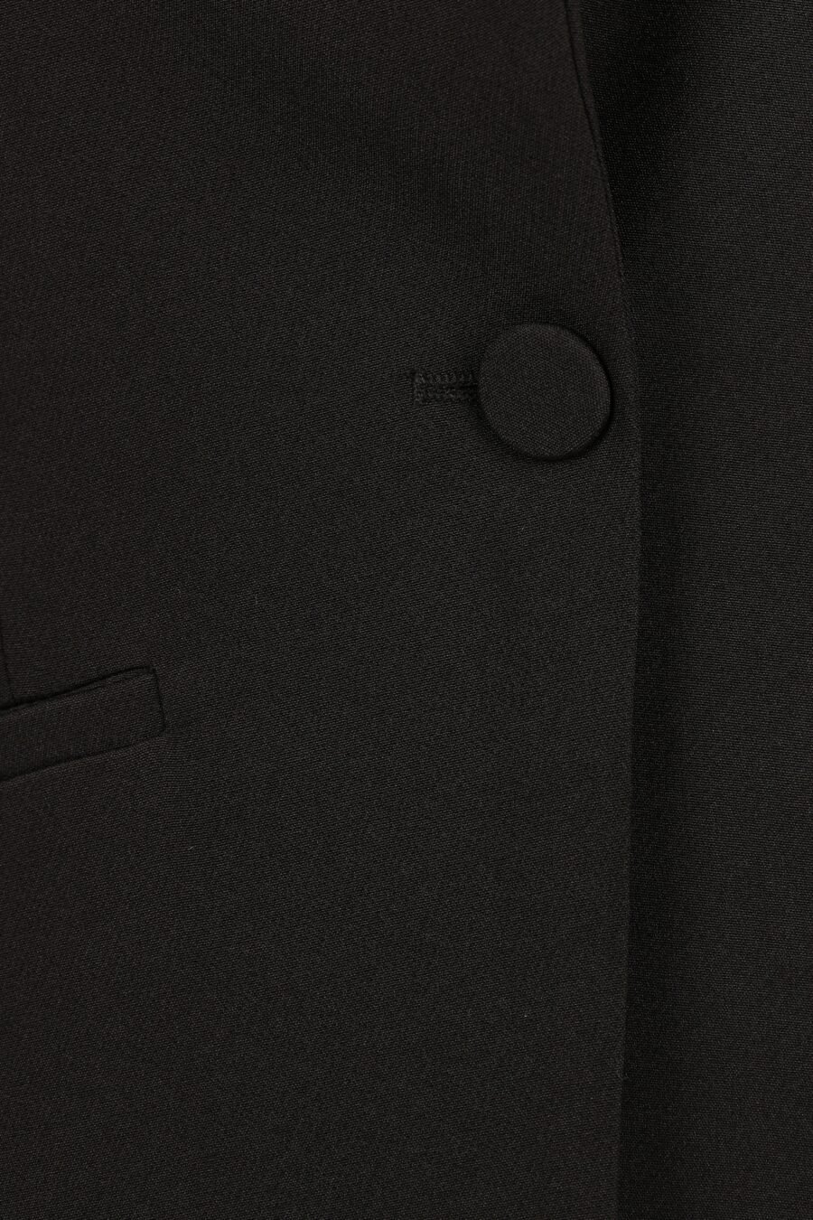 Slouch Sleeve Blazer - Black - Image 7