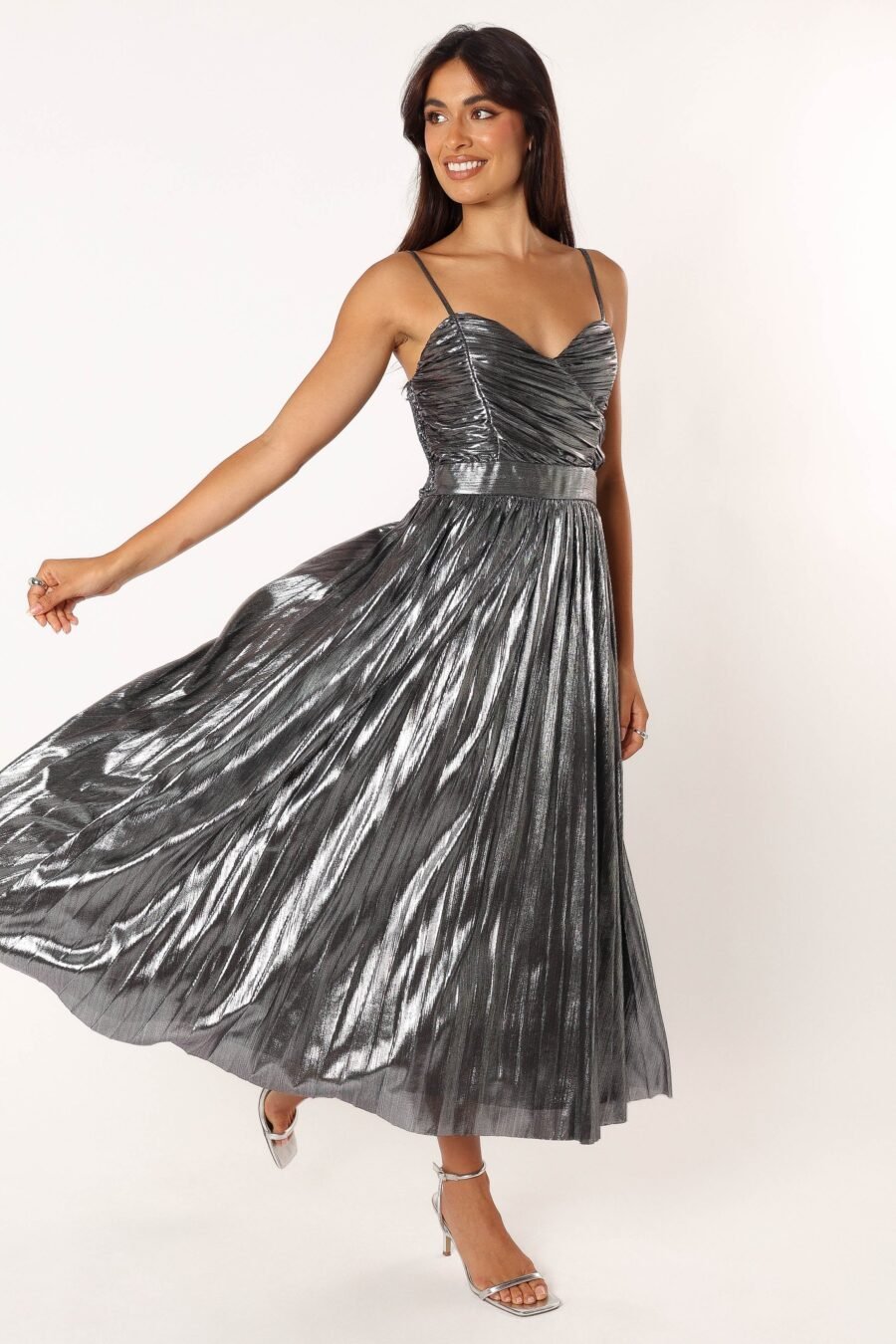 Maxi Dress - Silver - Image 4