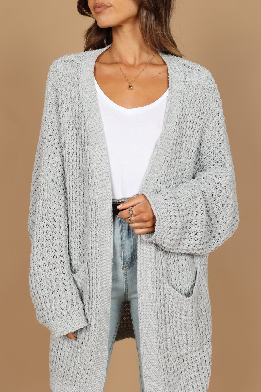 Cardigan - Grey - Image 3