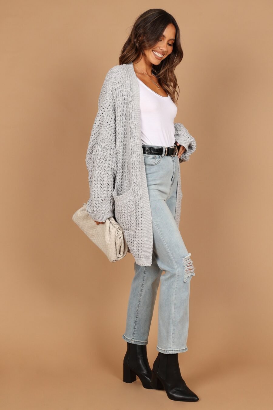 Cardigan - Grey - Image 4